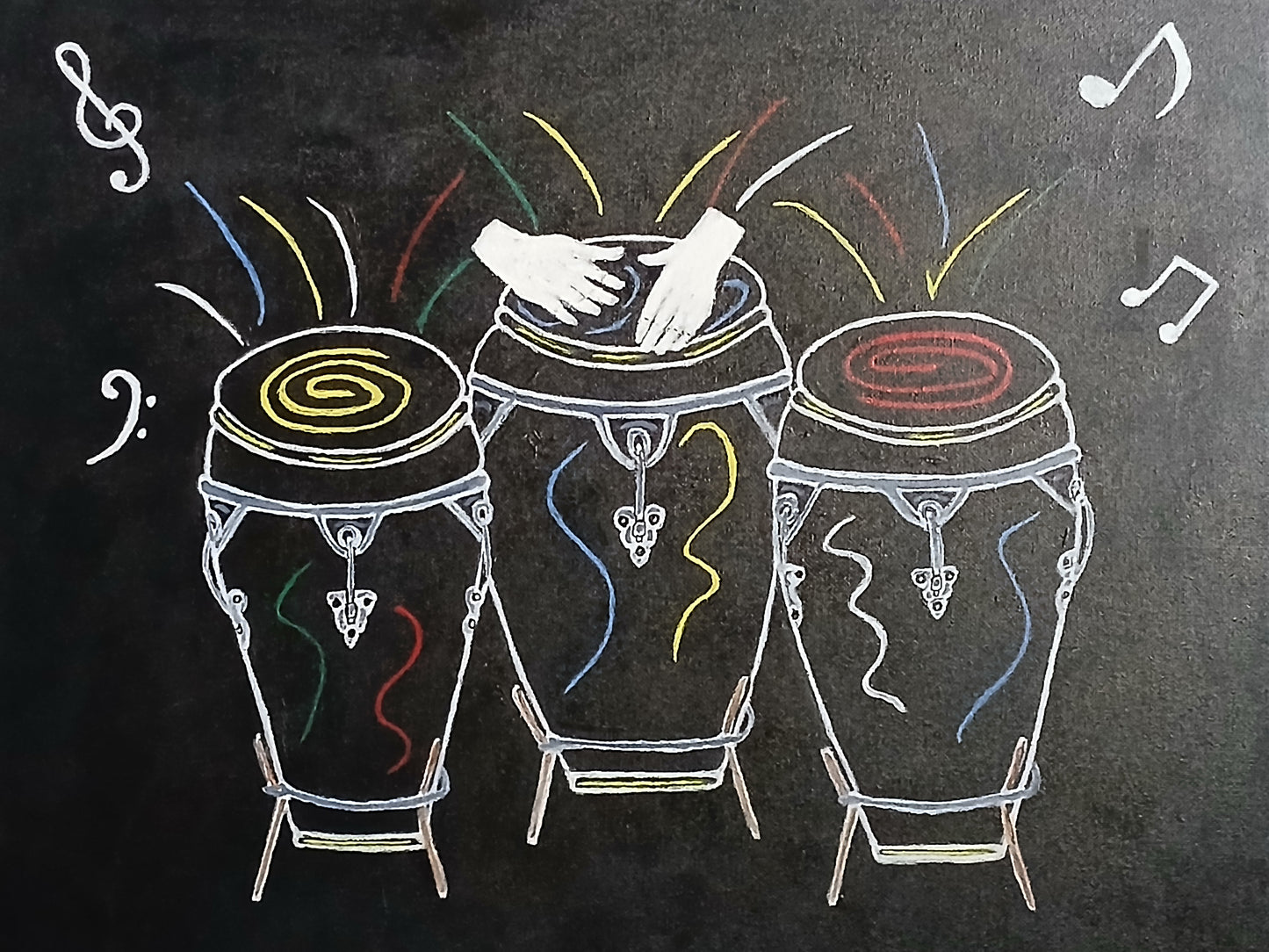 Congas Drums Art