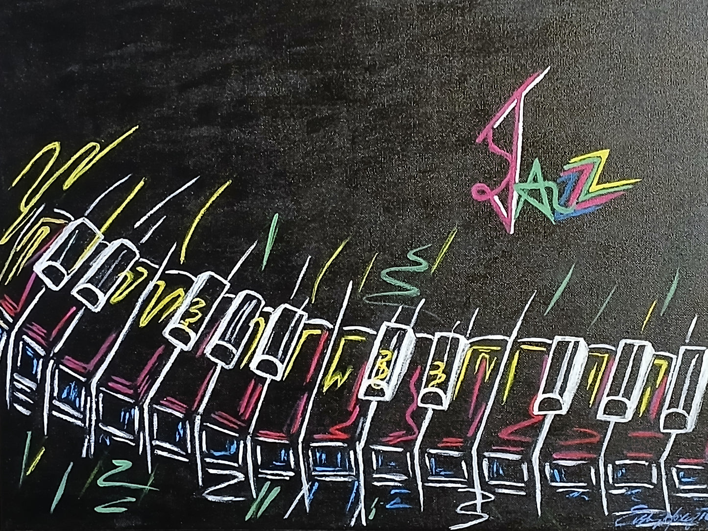Piano Keys Art