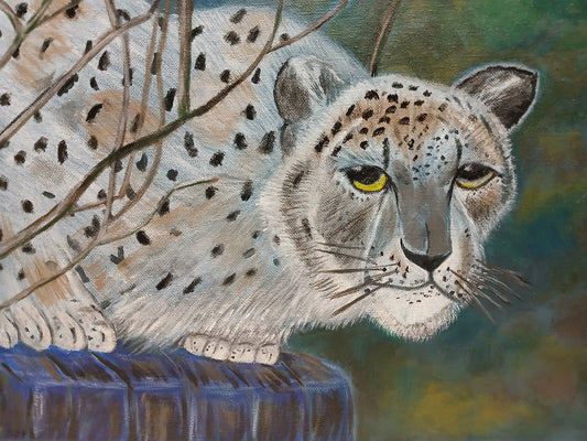 African Leopard Art